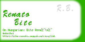 renato bite business card